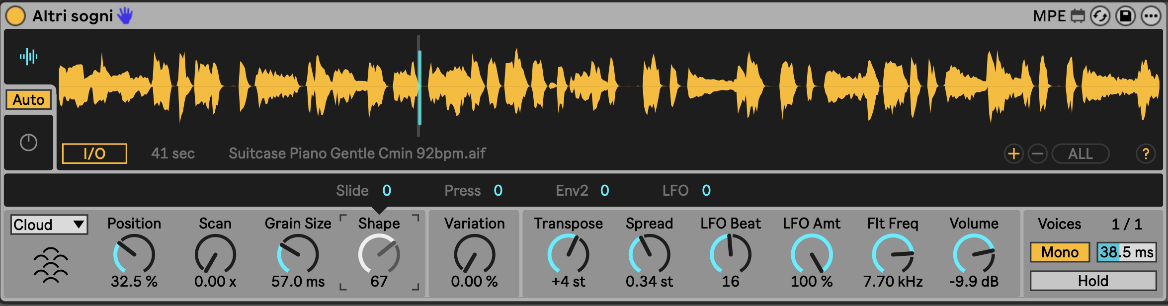 Granulator 3 (MaxForLive)